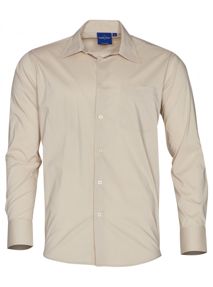 BS08L Men's Teflon Executive Long Sleeve Shirt