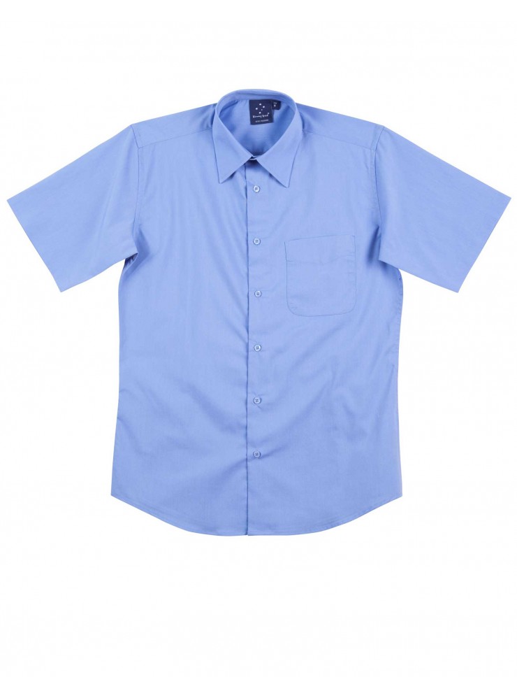 BS08S Men's Telfon Executive Short Sleeve Shirt